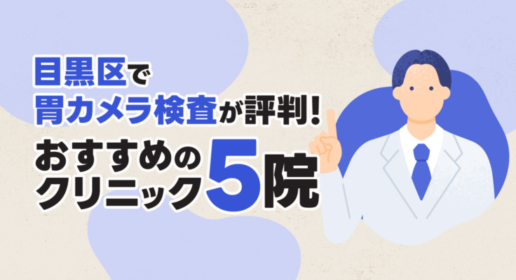 【2025年】目黒区で胃カメラ検査が評判！おすすめのクリニック5院